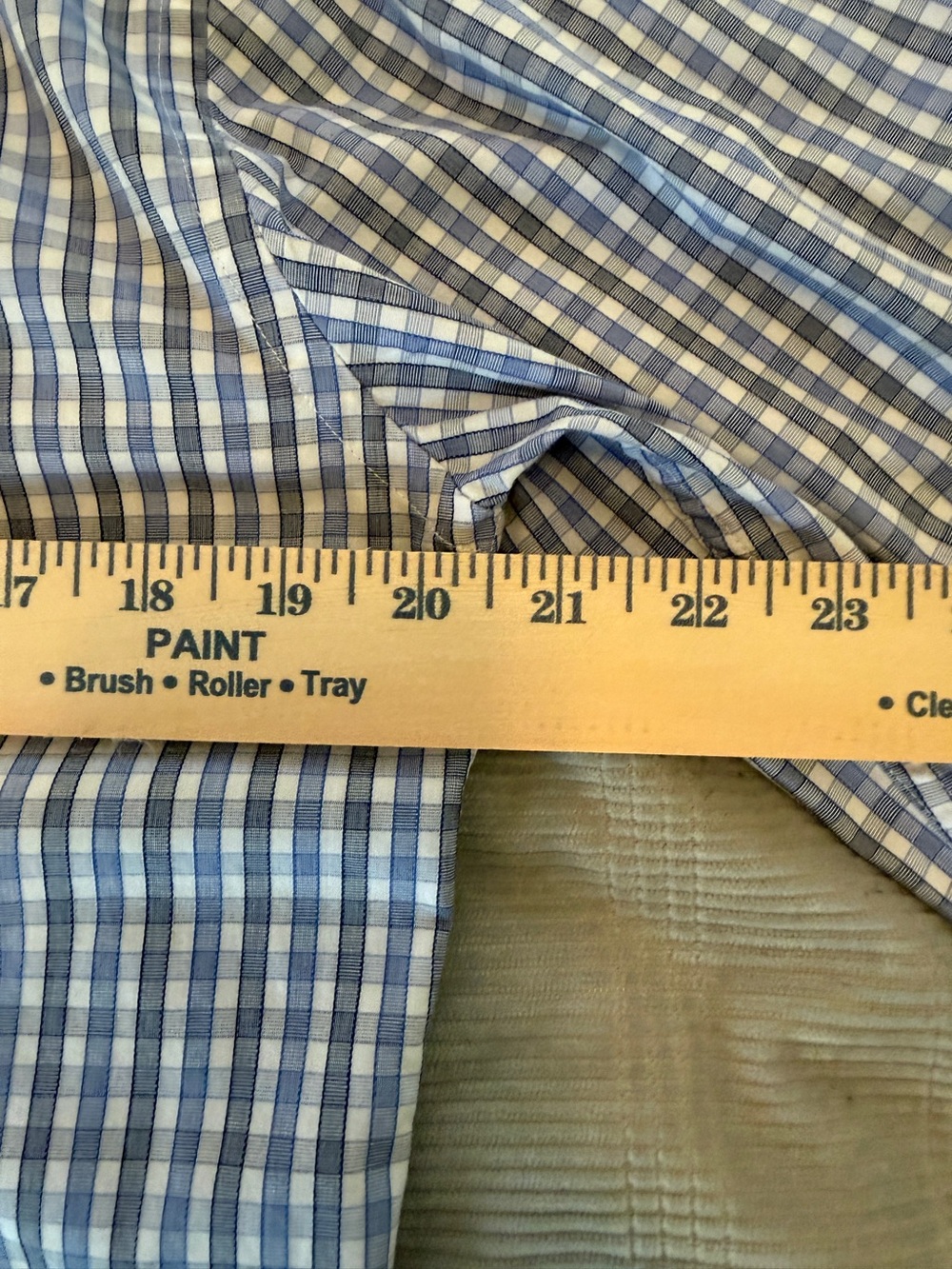 UNTUCKit Blue & White Gingham Button-Down Shirt – Men’s Medium Slim Fit - Picture 9 of 9